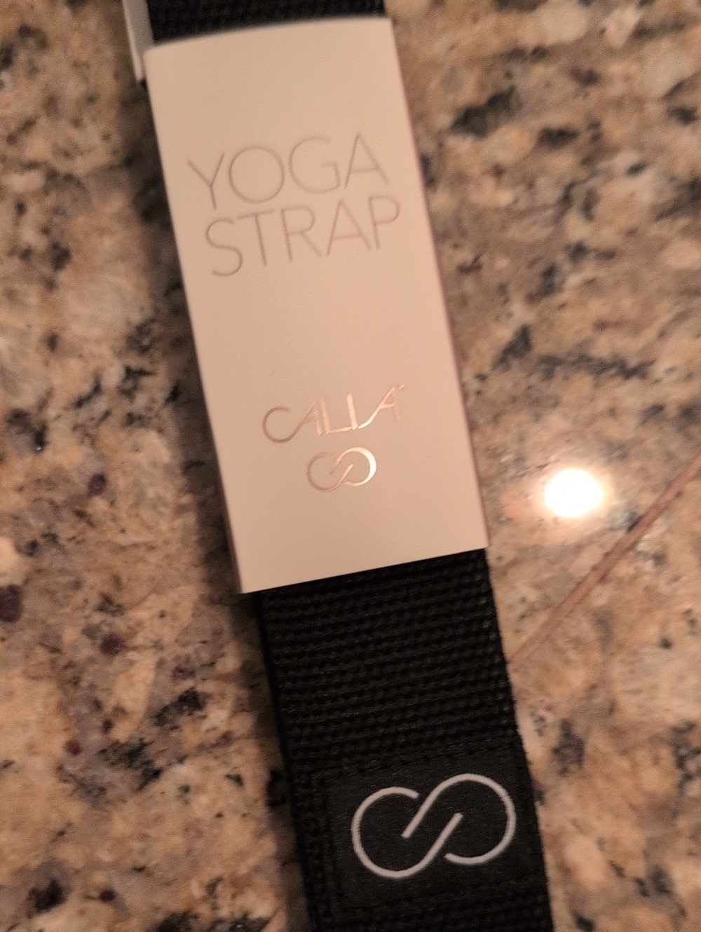 New CALIA Yoga Strap & Mat Carrier – Black Adjustable Stretching Strap